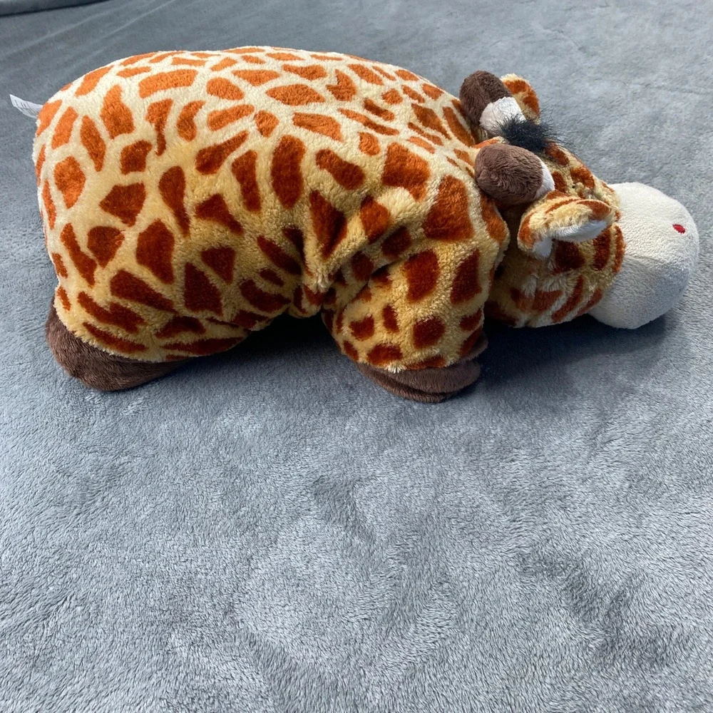 Jolly Giraffe Pillow Pets Originals Stuffed‎ Animal Plush Brown Safari